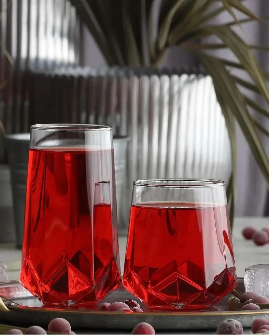 لیوان و نیم لیوان شش ضلعی برند LAV طرح Valeria